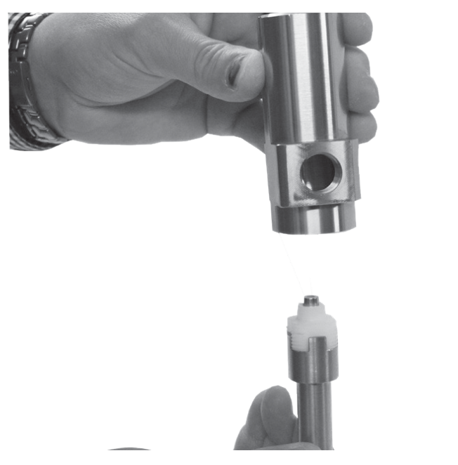 Assembly pressure relief valve step 1