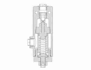 pressure relief valve for high pressure pump