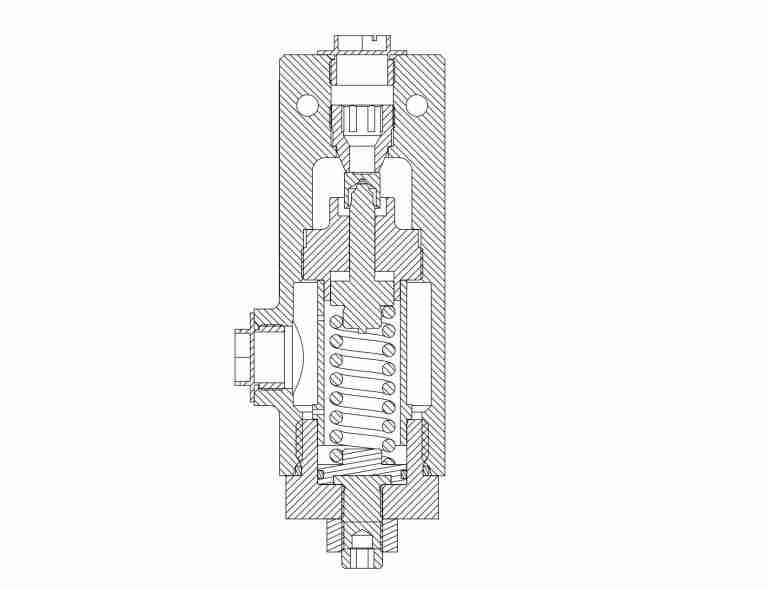 pressure relief valve for high pressure pump