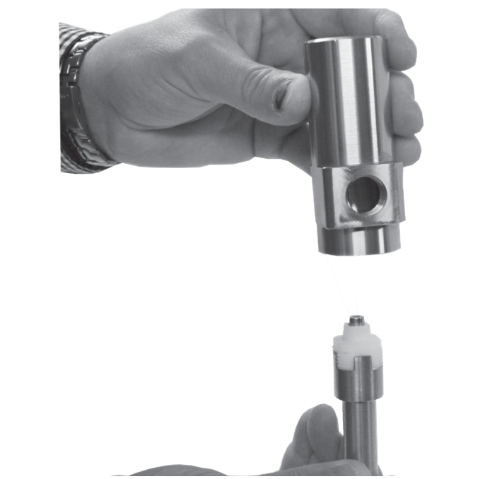 step 13 unscrew poppet guide
