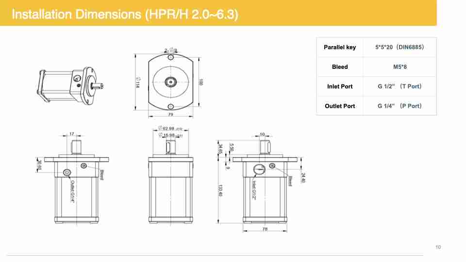 Water Mist Pump HPR:H 2.0~6.3 2.010