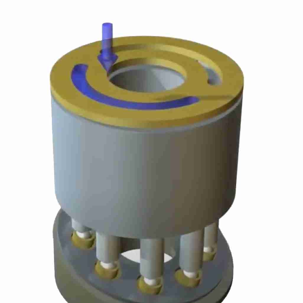 fluid is entering pump
