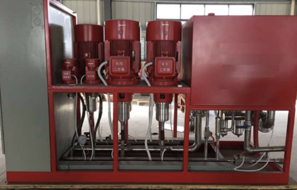 axial piston high pressure pump for water mist fire firghting system