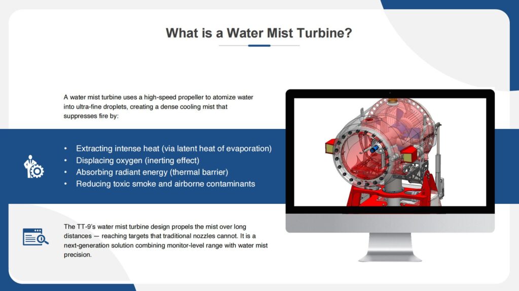 TT 9 water mist turbine supplier